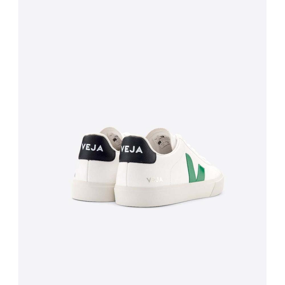 Veja CAMPO CHROMEFREE Low Tops Sneakers Herre White/Black | NO 204JPQ